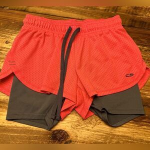 Champion activewear shorts size XS in dark pink